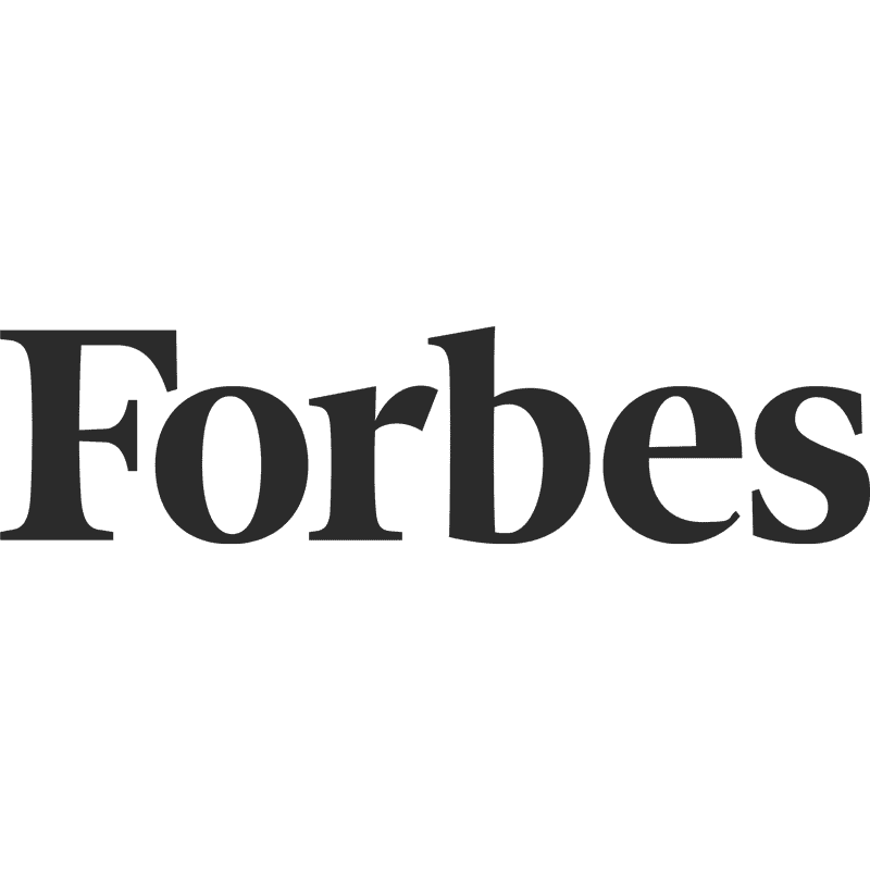 Forbes logo in bold, black serif font on a light gray background, highlighting Siham Lahmine, founder of Morocco Travel Organizer.